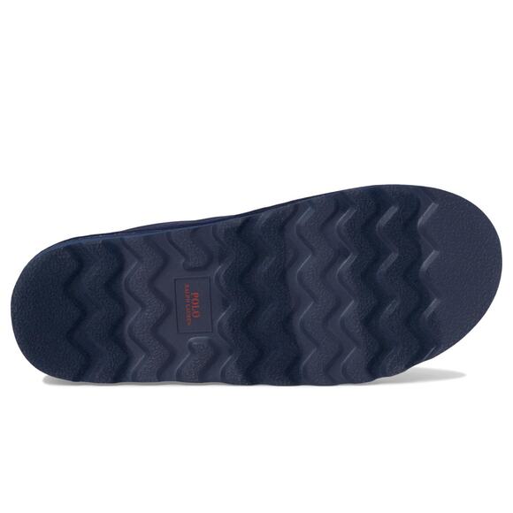 NWT POLO RALPH LAUREN Men Everett Recycle Slipper Navy/Red 12 Medium - Picture 7 of 7